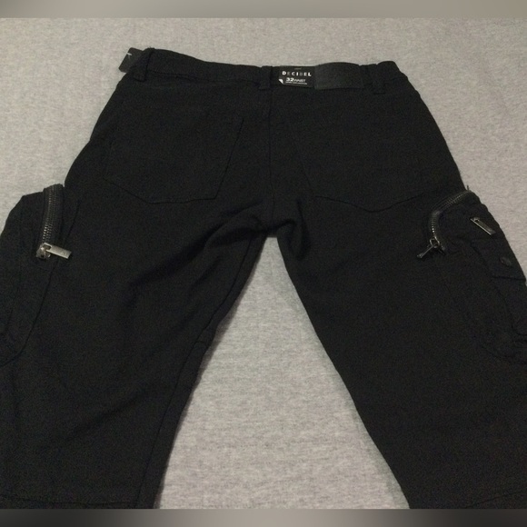 Decibel Cargo Pocket Jeans Black Men’s Size 32x34 - Picture 8 of 12